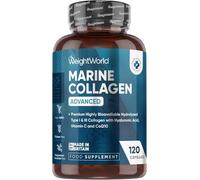 Collagène Marin Acide Hyaluronique Complexe 5-en-1, 120 Gélules Multi-Usage