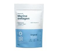 Collagène Marin avec Vitamine C | Peptides hydrolysés | Acides Aminés Essentiels pour la Peau, Ongles, Cheveux, Tendons et Ligaments | Collagène Poudre | Saveur Neutre, 306g | 60 Doses