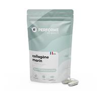 Collagène Marin Breveté Peptan® + Acide Hyaluronique & Vit C - Collagène Type I - Peau et Articulations - 60 gélules - 1 mois de cure - My Basics Performe