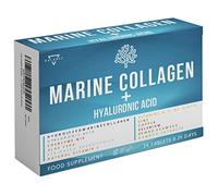 Collagene Marin | Collagene Marin Acide Hyaluronique | Collagène Marin Pour Peau, Articulations et Os | 15 ingrédients actifs dont: Coenzyme Q10, Biotine, Vitamine C A E B2, Aloe, Zinc | 100% Naturel