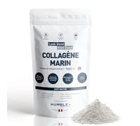 Collagène Marin Naticol® en poudre - Sachet de 300g - Goût Neutre - Confort articulaire, Récupération musculaire et Beauté de la Peau - 60 doses à 5g/jour - Humble+ - Fabriqué en France