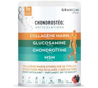 Granions Collagène marin poudre Chondrostéo+ Glucosamine Chondroitine MSM Fruits rouges 280 g