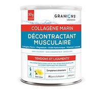 GRANIONS Collagène marin poudre – Acide hyaluronique, Magnésium, Vitamine C – Pot 300 g