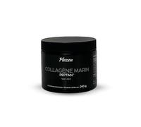 Collagène Marin poudre types 1,2 et 3 Collagène marin Peptan® F, acide hyaluronique, vitamines (C, B3, A, B7) et sélénium. Hydratation de la peau. Protège Os et Articulations. Pluzen- 240 g