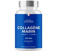 Collagene Marin Pur + Vitamine A Et E Type I Et Iii Biodisponible Special Peau, Anti-Rides, Articulations 900 Mg 90 Gélules Fabriqué En France