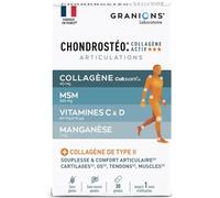 Laboratoire des GRANIONS – Complément Articulations Chondrostéo+ Collagène Activ et MSM – 30 gélules