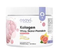 Collagène OSAVI, cheveux, peau & ongles, citron-pamplemousse (150 g / 5,291 oz.)