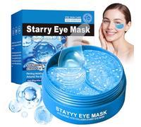 Collagène Patch Yeux, Collagene et Acide Hyaluronique, 30 pairs -Masque pour Les Yeux, pour Les Yeux Collagène Yeux Éclaircir Les Cernes, Réduire Rides Poches, Convient Tous Types Peau