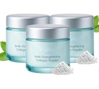 Collagene poudre, 50g Poudre De Renforcement Du Sourire Collagum,Poudre Blanchissante Dents,Hydroxyapatite Teeth Whitening Powder,Blanchiment Dentaire,Éclatant et une Haleine Fraîche (3)