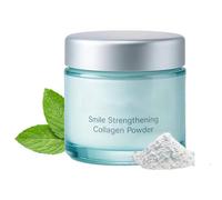 Collagene poudre, 50g Poudre De Renforcement Du Sourire Collagum,Poudre Blanchissante Dents,Hydroxyapatite Teeth Whitening Powder,Blanchiment Dentaire,Éclatant et une Haleine Fraîche (1)