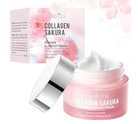 Collagene Sakura Creme Visage,Crème Sakura, Creme Collagene Visage,Soins de la Peau Sakura,CremeCollagene Kreme,Soin VisageSakura,SakuraSkin Care pour Hydratant Apaisante,Convient à Tous Types de Peau