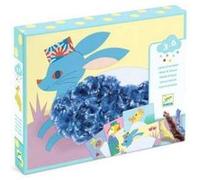 Collages laine et scratch avec un Chapeau Djeco G