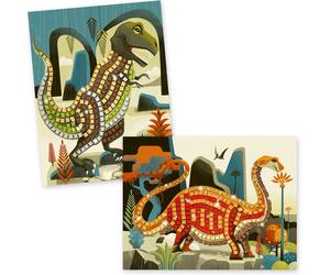 Collages mosaïques Dinosaures