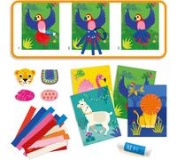 Collages pour les petits avec des bouclettes