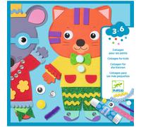 Coffret de collage Petits choux DJECO bleu TU