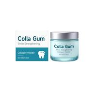 Collagum Smile Strengthening Collagen Powder, Tooth Powder with Collagen | & Hydroxyapatite, Gum & Enamel Protection, for Daily Oral Care Use