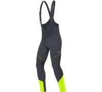 Collant à bretelles Gore C3 Pro Bib Windstopper + noir/jaune fluo G