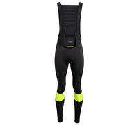 Collant à bretelles Kuro Warm noir/jaune néon XL