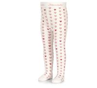 Sterntaler Collants Coeurs Cuisses, Ecru, 6 Ans Fille