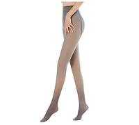 Collant Chaud Femme Hiver Extensibles Translucide Epais Polaire Opaque Leggings Taille Haute Thermique en Plein Air