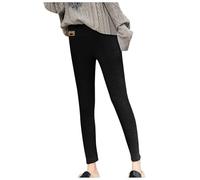Collant Chaud Thermique pour Femmes Hiver Legging Double Épaisseur Coton Pieds Renforcés Froid Intense Ski Alpin Léger Et Lavage Machine Polaire Femme Fourrure Intérieure Laine Mérinos Maintien Ferme