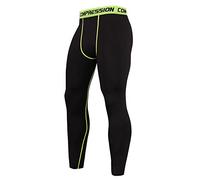Collant Course À Pied Homme Compression de sport Léger Long Cool Dry Legging Pantalon Gymnastique à séchage Thermique Rapide Anti-Frottements Respirant Cuissard Vêtements pour Course Jogging Cyclisme