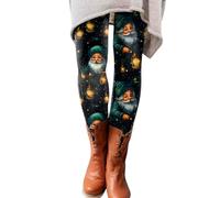 Collant De Noel Femme - Imprimé Noël - Ventre Plat Pantalons De Sport - Grande Taille d'automne Et d'hiver Chaud Collant - 2024 Course À Pied Élastique Tenue Sport - Legging Thermique
