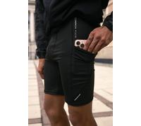 Collant de running à slogan "BRAND" homme - noir - 2XL, noir