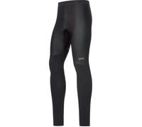 Collant de running - Gore - R3 Partial Windstopper - Noir - Respirant - Ceinture sans coutures L
