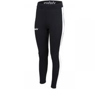 Collant de ski de fond Swix Focus Warm Tights (Black bright white) femme 02-XS