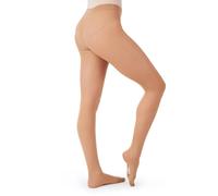 Capezio Ultra Soft Transition Tight with Self-Knit Waistband Collants Femme, Amande grillée, XXL
