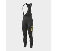 Collant D'Hiver Cyclisme ALE' SOLID WINTER Noir-Jaune Fluo 2025