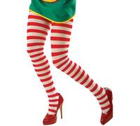 Collants Clown Adulte - Rouge et Blanc