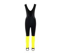 Bioracer Vesper Tempest Padded Bib Tights Jaune M Femme
