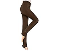 Collant Femme Collant Thermique Femme Collants Devant La Cheminée Molleton Unis Hiver Pantalon Chaud Confortable