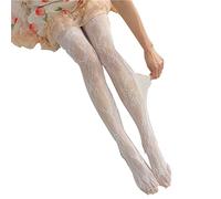 Collant Femme Collant Thermique Femme Collants Imprimé Floral Ruban Sans Culotte