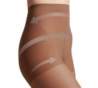 Conte elegant ACTIVE 20 DEN Lot de 2 Collants Modelants et Fins pour Femmes - Collant Femme Résistant - Stimule la Circulation Sanguine - Mokka taille 4