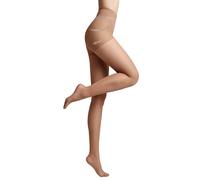 Conte elegant ACTIVE SOFT 20 DEN Collants Femme pour Peau Sensible avec Vitamine E - Collants Fins avec Effet Modelant - Ultra Résistant - Naturelle taille 3