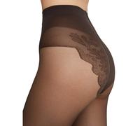 Conte elegant BIKINI 20 DEN Collants Soyeux pour Femmes avec Culotte Renforcée - Collants Fins et Résistants pour Femmes - Graphite taille 3