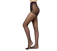 Conte elegant NUANCE 15 DEN Collants Mat pour Femmes - Effet Soie - Collants Femme Résistants - Collants Fins Renforcés Extrêmement Flexibles -Noir taille 4