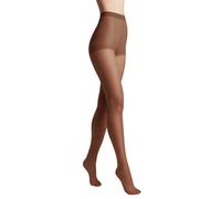 Conte elegant SOLO 20 DEN Lot de 2 Collants Semi-Mat pour Femmes Résistants - Collants Fins et Lisses avec Culotte Marquée - Mokka taille 5