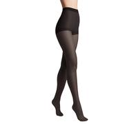 Conte elegant SOLO 20 DEN Lot de 2 Collants Semi-Mat pour Femmes Résistants - Collants Fins et Lisses avec Culotte Marquée - Noir taille 2