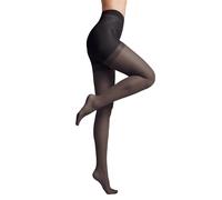 Conte elegant X-PRESS 20 DEN Collants Gainants avec Effet Push-Up pour Femmes - Collants Ventre Plat - Remonte Fesses - Collants Femmes Résistants - Noir taille 5