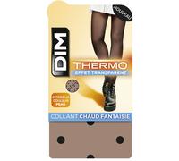 Collant femme DIM Thermo Noir Taille 1/2