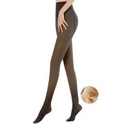 Collant Femme Extensibles Translucide Faux Translucide Legging Polaire Collants Femme Super Élasticité Slim Opaque Couleur Tights Pantalon Skinny Collant Grande Taille pour Automne Hiver