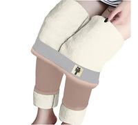 Collant Femme Hiver Legging Velours Côtelé Textile Technique Taille Haute Conditions Polaires Randonnée Neige Léger Et Chaud Maintien Forme Thermique Fourrure Intérieure Laine Mérinos Pieds Renforcés