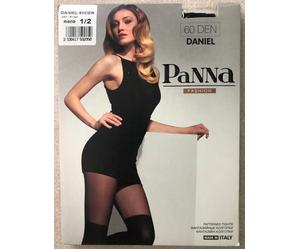 Collant femme Panna 'DANIEL' sur les bas de genou imitation 60 den noir