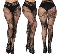 Collant Femme Resille Chaud Ouvert De Contention Chair Sexy Érotique Bas pour Porte-Jarretelles Collants Danse Classique Fille Halloween Grande Taille Pute Fantaisie sans Pied Autofixant Body Dessous
