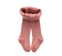 Collant Fille 0-8 ans Collants Bébé Fille en Coton Polaire Legging Polaire Bébé Leggings de Sport bas d'hiver Pantalons pour Filles Bas Doux pour Intérieur et Extérieur (Pink, 12-24 Months)