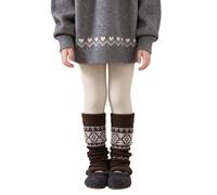 Collant Fille Haute Taille 2-8 Ans Coton Opaque Respirant Leçon Enfant Fille
